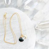Dreams - Crystal and Moon Necklace
