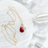 Dreams - Crystal and Moon Necklace