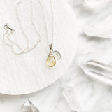 Dreams - Crystal and Moon Necklace