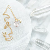 Dreams - Crystal and Moon Necklace