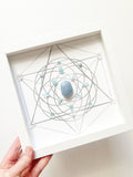 Sleep Sweet - Angelite and Aquamarine Crystal Grid