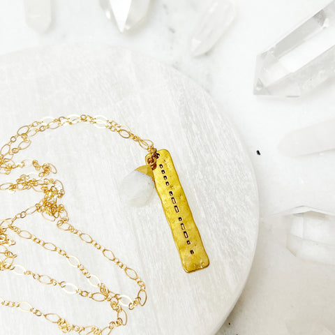 Hope Morse Code Necklace