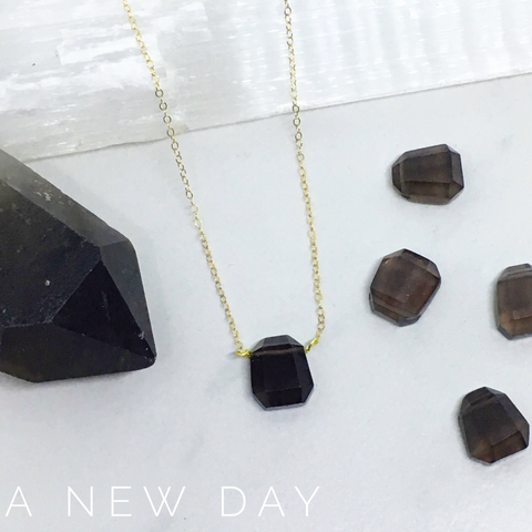 A New Day - Faceted Smokey Quartz